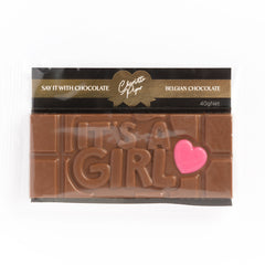 It's a Girl Chocolate Bar 40g