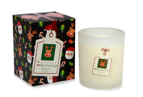 Bramble Bay Secret Santa Candle 300gm Reindeer