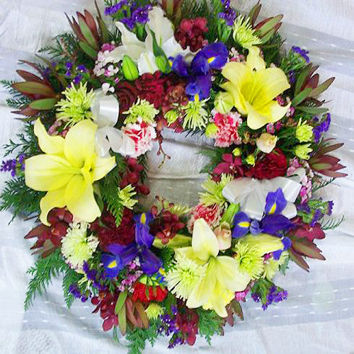 BF Mixed sympathy wreath